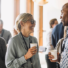 People at conference event