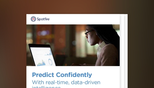 Predict confidently with Spotfire screenshot
