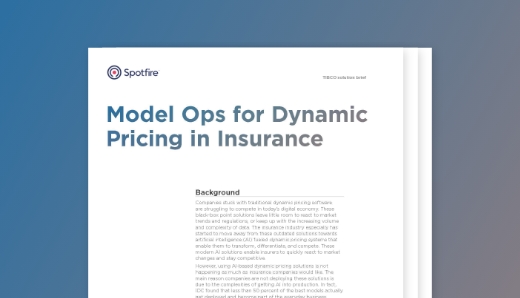 ModelOps for dynamic pricing in insurance