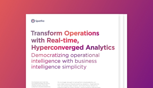 Transform operations with real-time intelligence