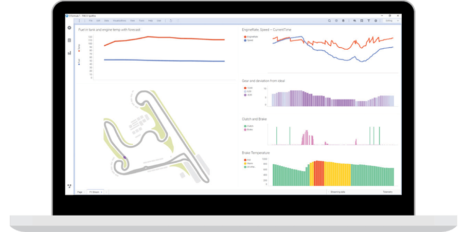 streaming data screenshot