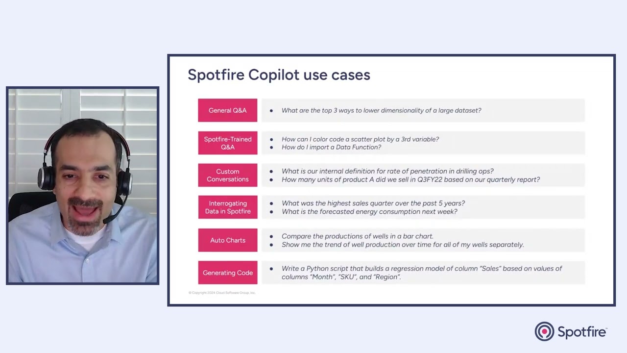 Spotfire Copilot Use Cases