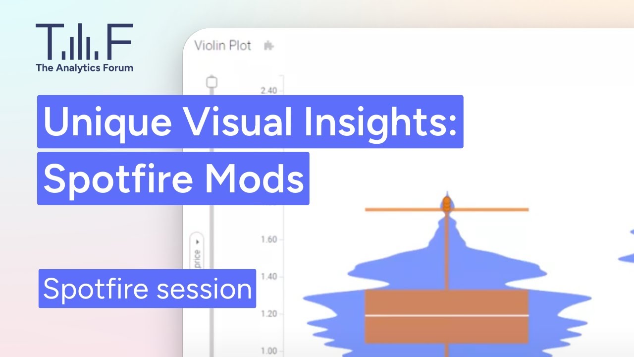 Spotfire Mods: Unique Visual Insights